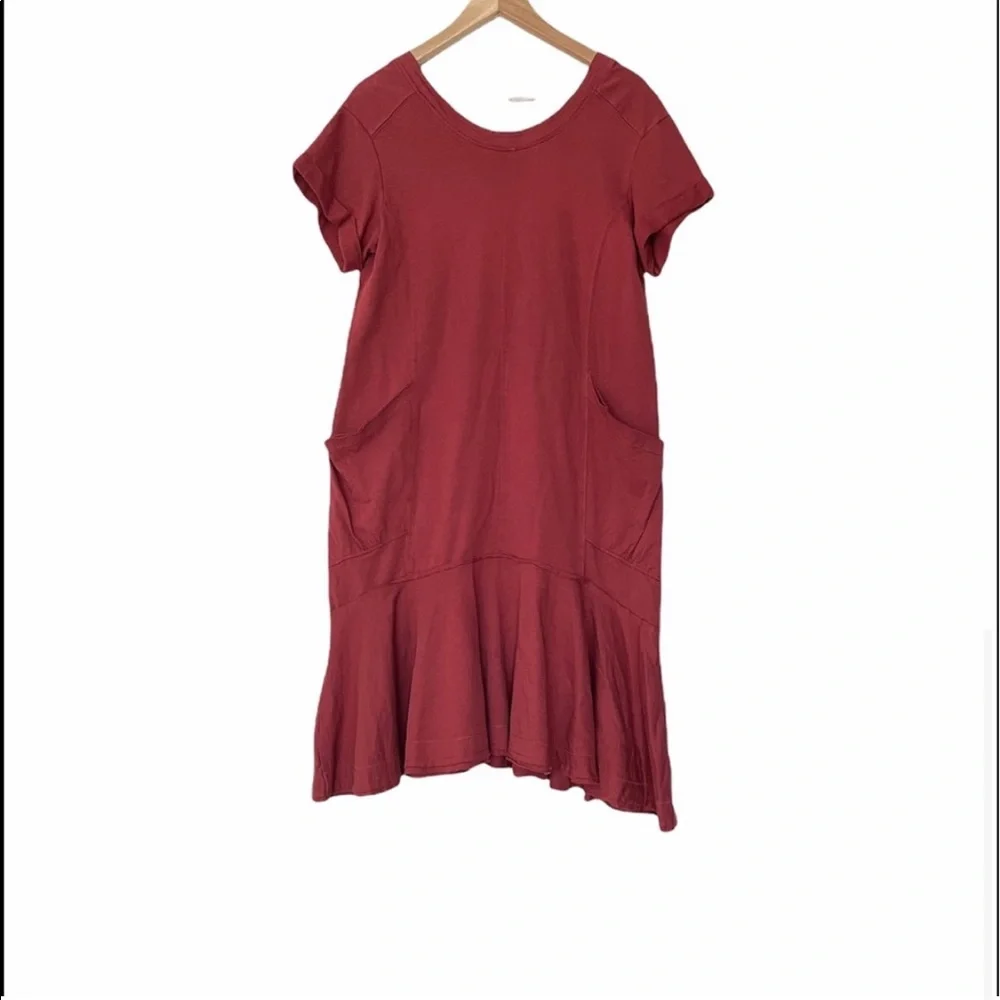 Anthropologie Joella Midi Dress Red - Picture 4 of 5